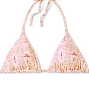 agua bendita for target New with tags. Reversible. Cute pink floral print bikini
